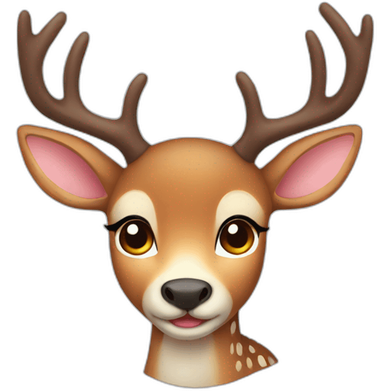 cute deer emoji