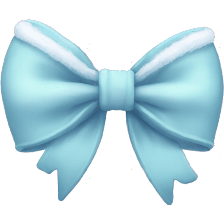 winter aesthetic bow emoji