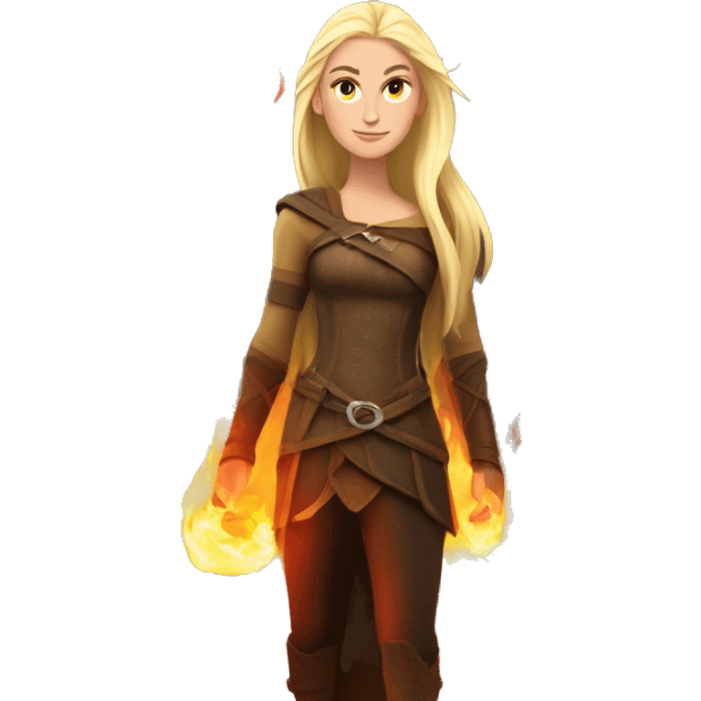 Aelin Galathynius with fire emoji