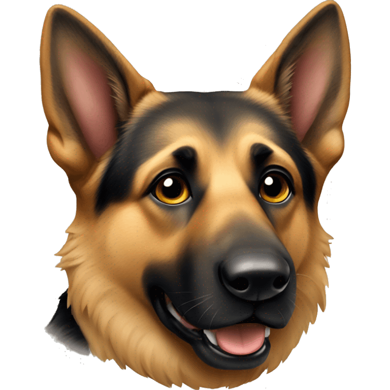 German shepherd dog emoji