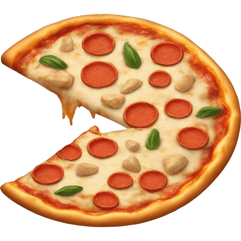 Pizza de pollo  emoji