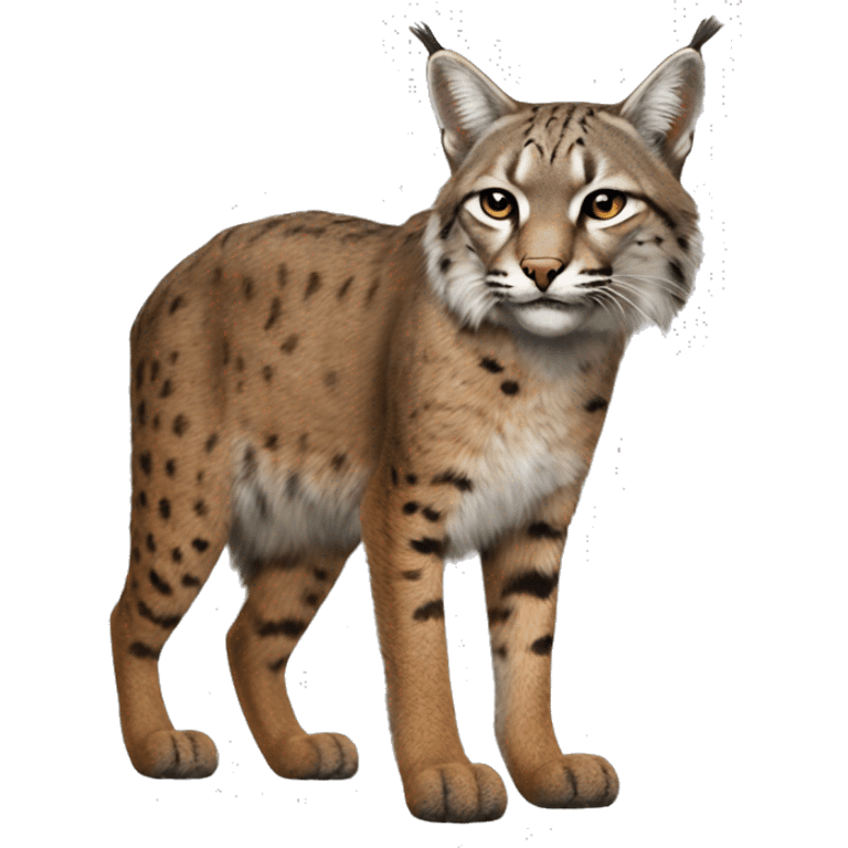 Bobcat fullbody emoji