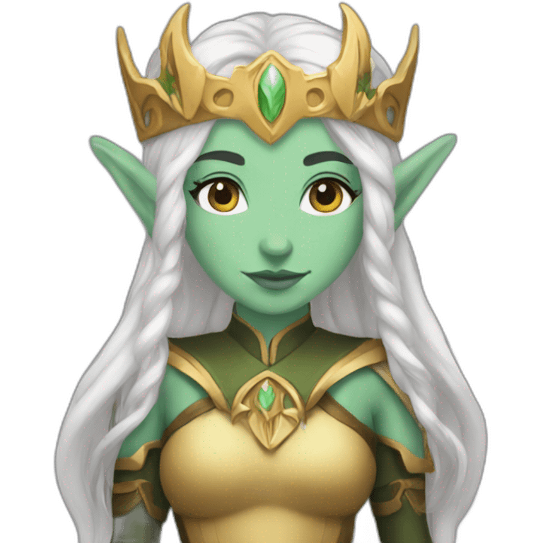 elf-girl-queen-strong emoji