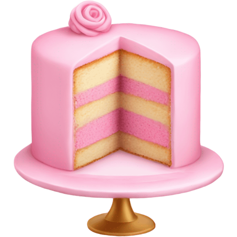 light pink cake emoji