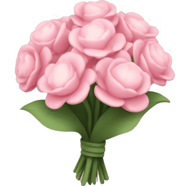 Light Pink flower bouquet  emoji