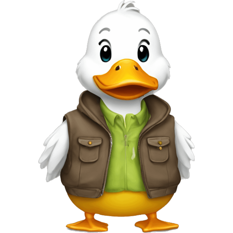 Duck wear emoji