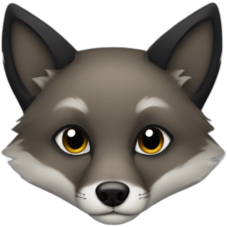 black fox emoji