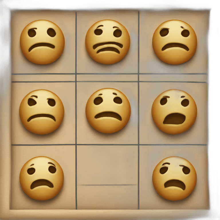 Tic tac toe emoji