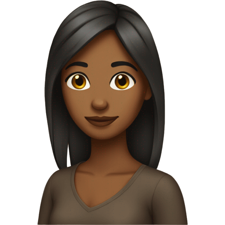 brown girl emoji