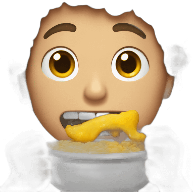 gordo comiendo zanahoria emoji