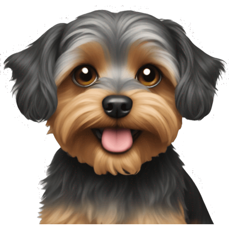 Yorkie poo emoji