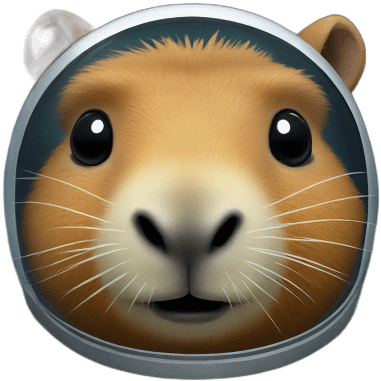 Capybara in space emoji