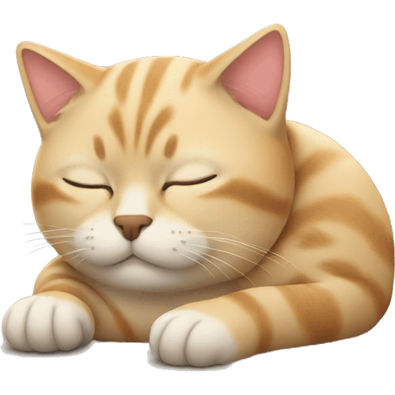 Sleeping cat emoji