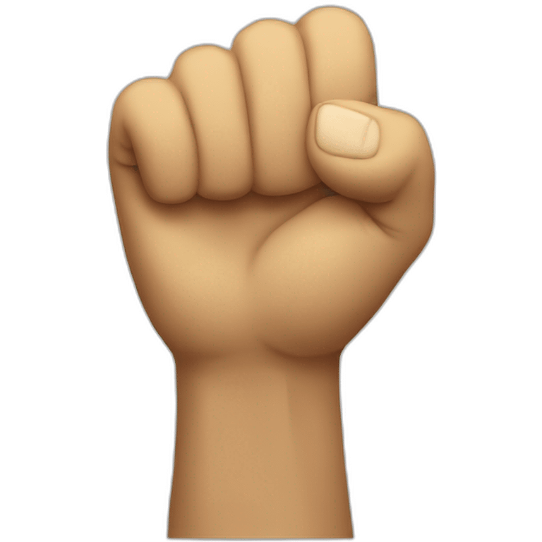 Raised fist emoji