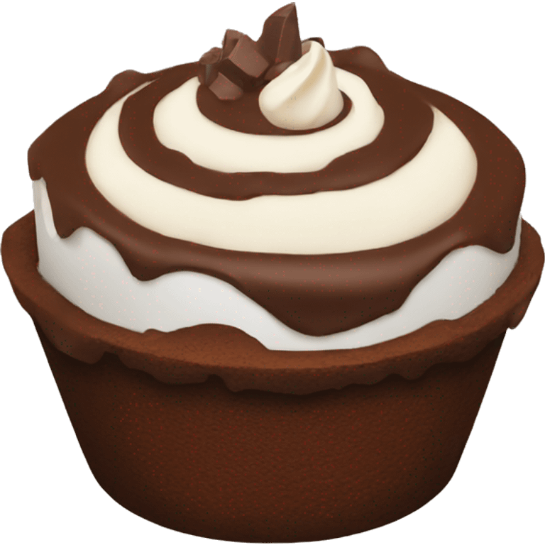 chocolate cake cup emoji