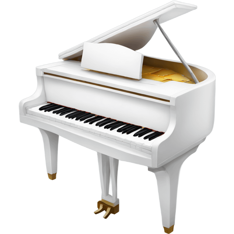 white piano emoji