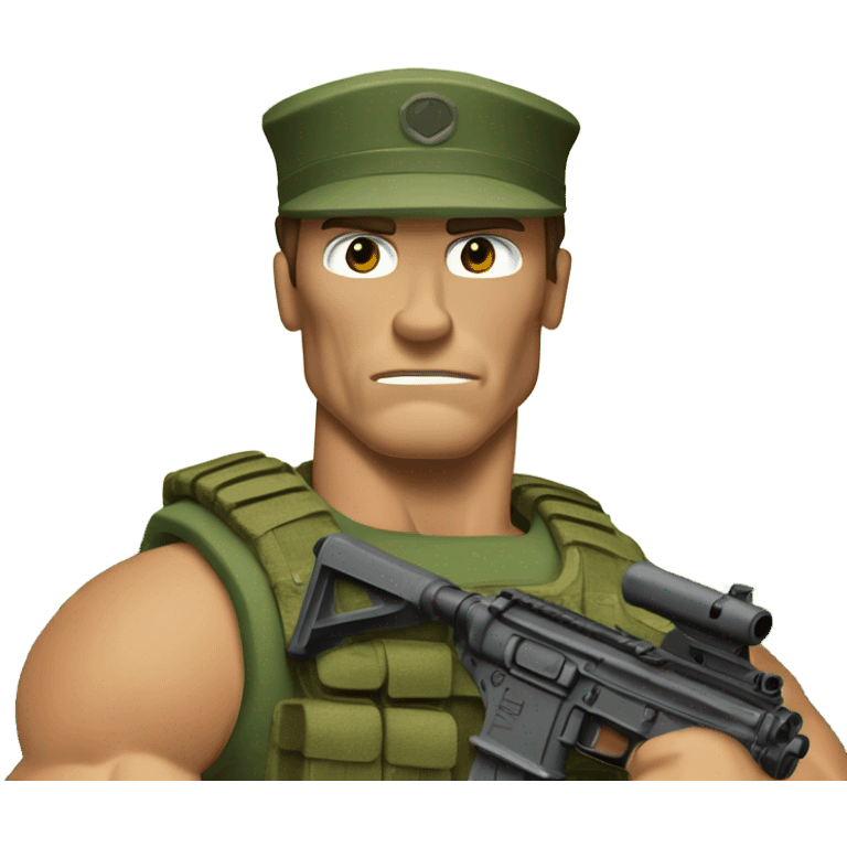 Schwarzenegger in predator emoji