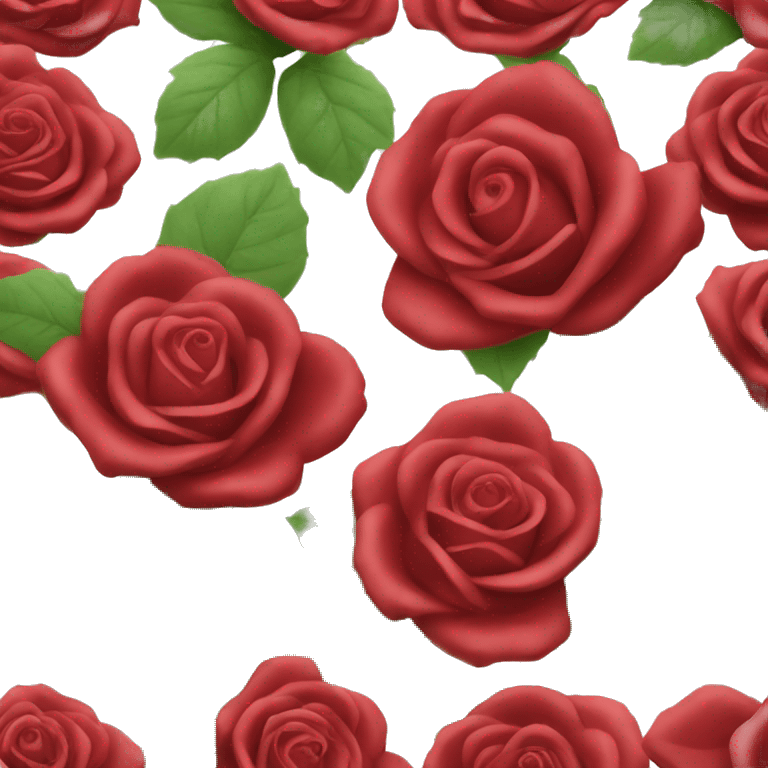 red rose buche emoji