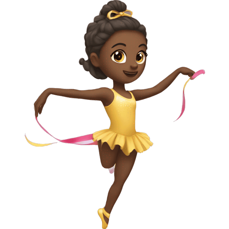 Rhythmic gymnastics girl emoji