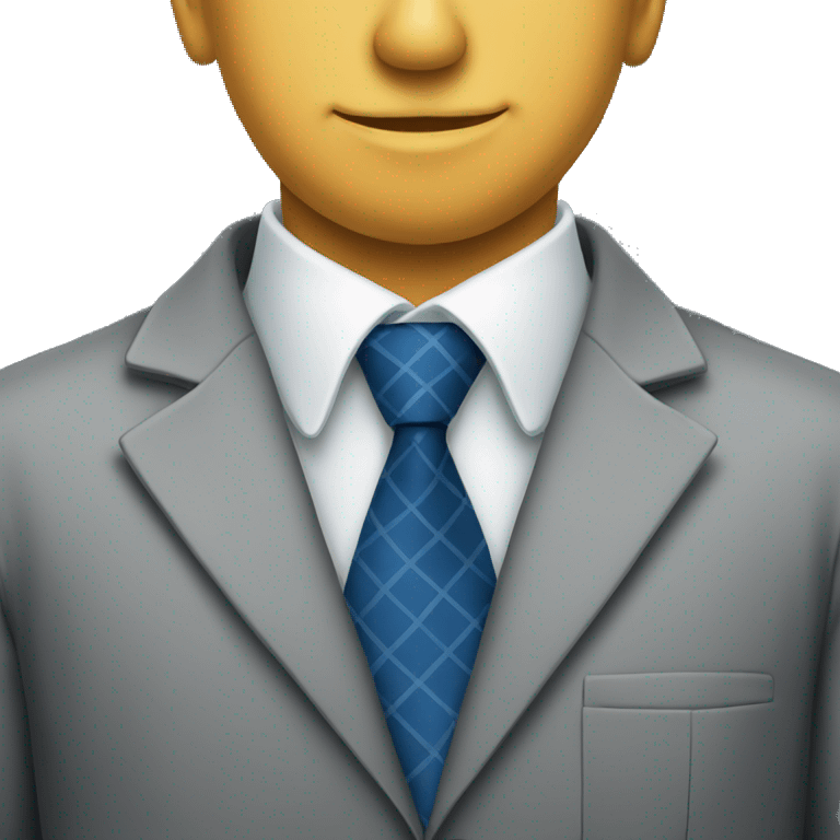 Lawyer tie logo emoji