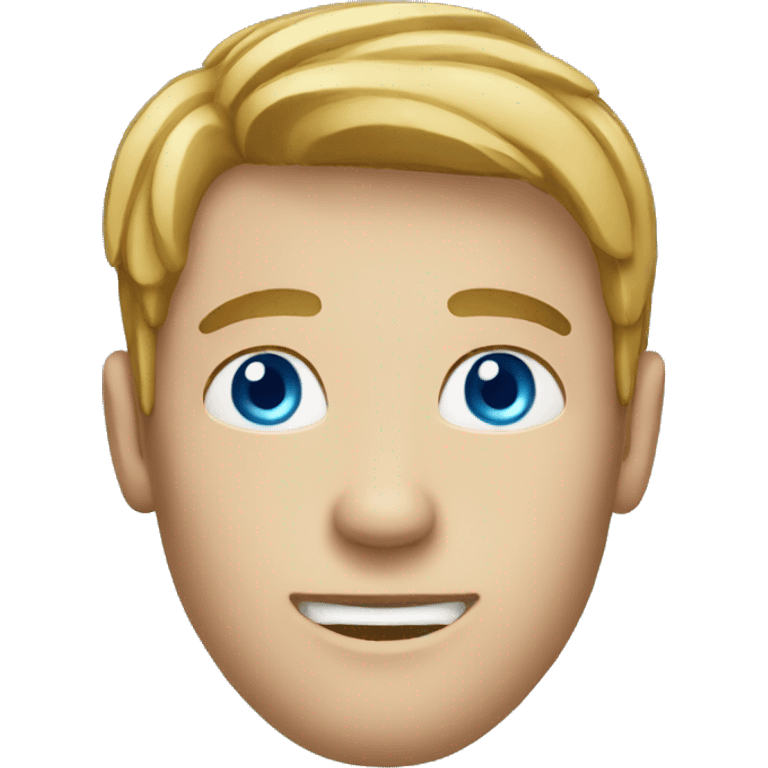 Guy with blue eyes and locks emoji