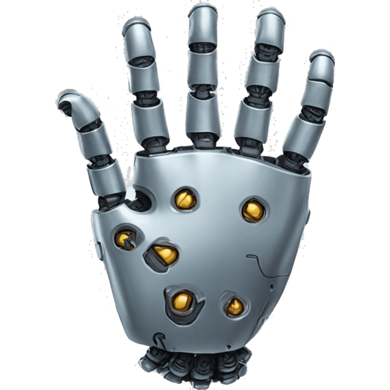 robot hand emoji