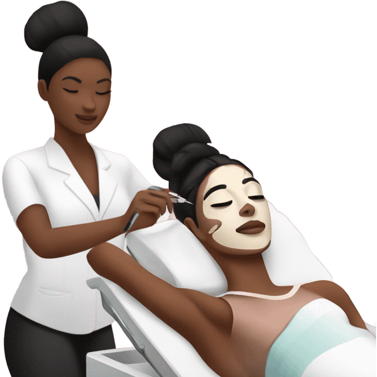 spa at a cosmetologist emoji