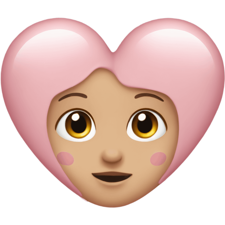 baby pink heart emoji