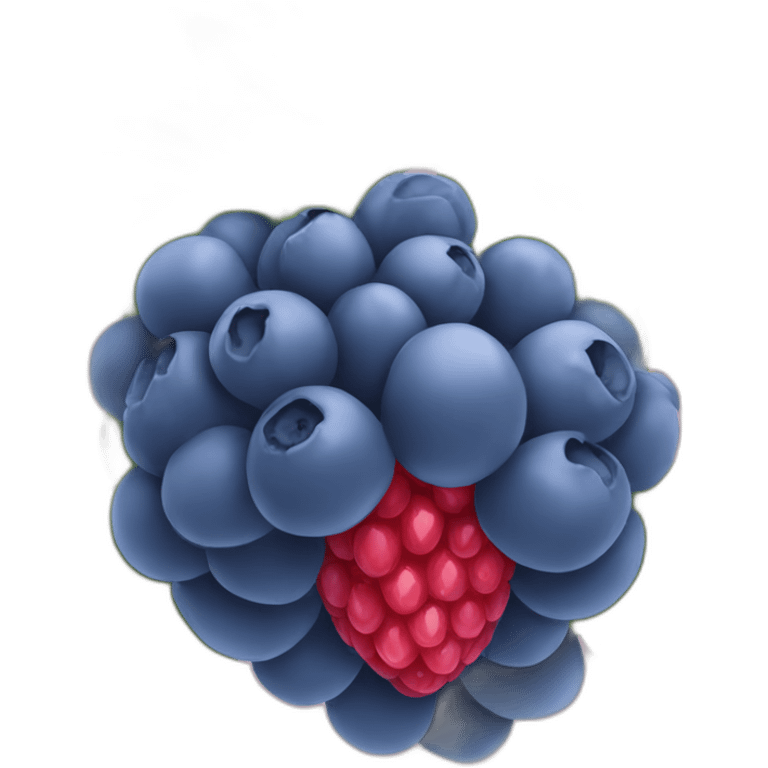 Framboise bleu emoji