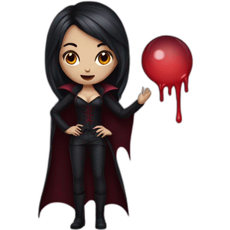 vampire scene girl emoji