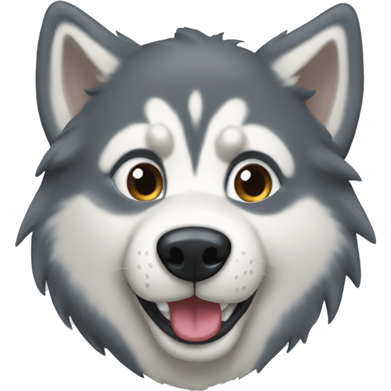 Husky with name maxx emoji