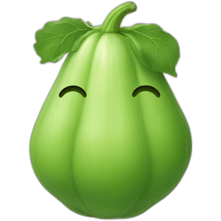 chayote no face emoji