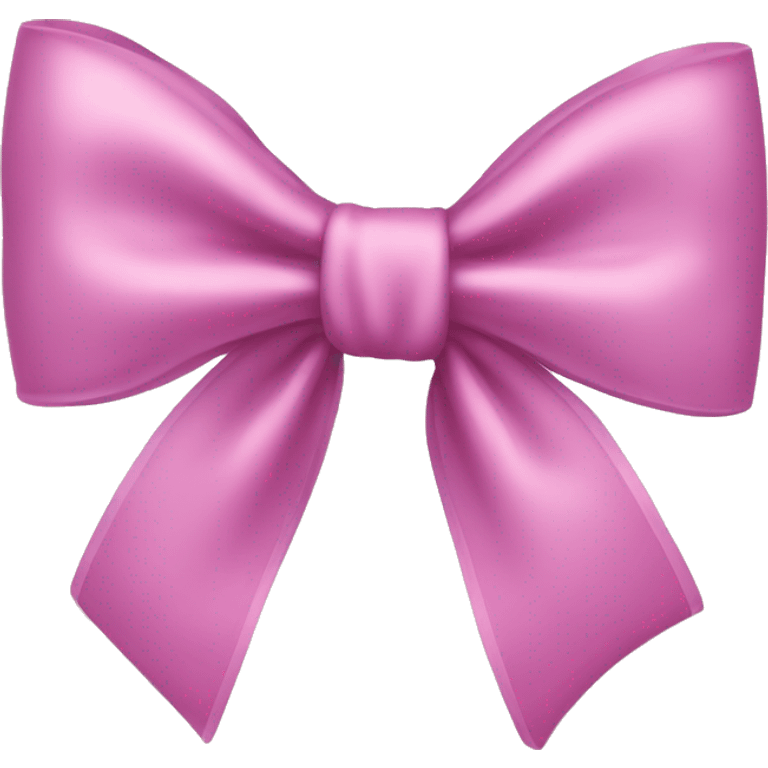 cute hair bow crème color emoji