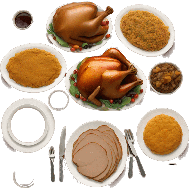 Thanksgiving meal emoji