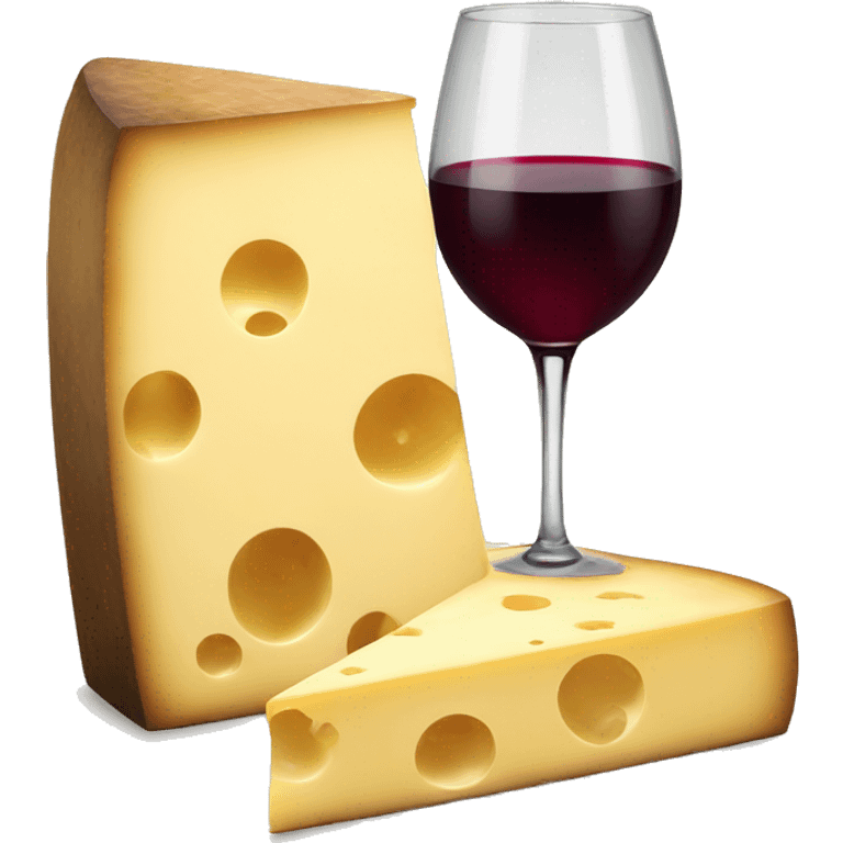 Cheese and wine emoji