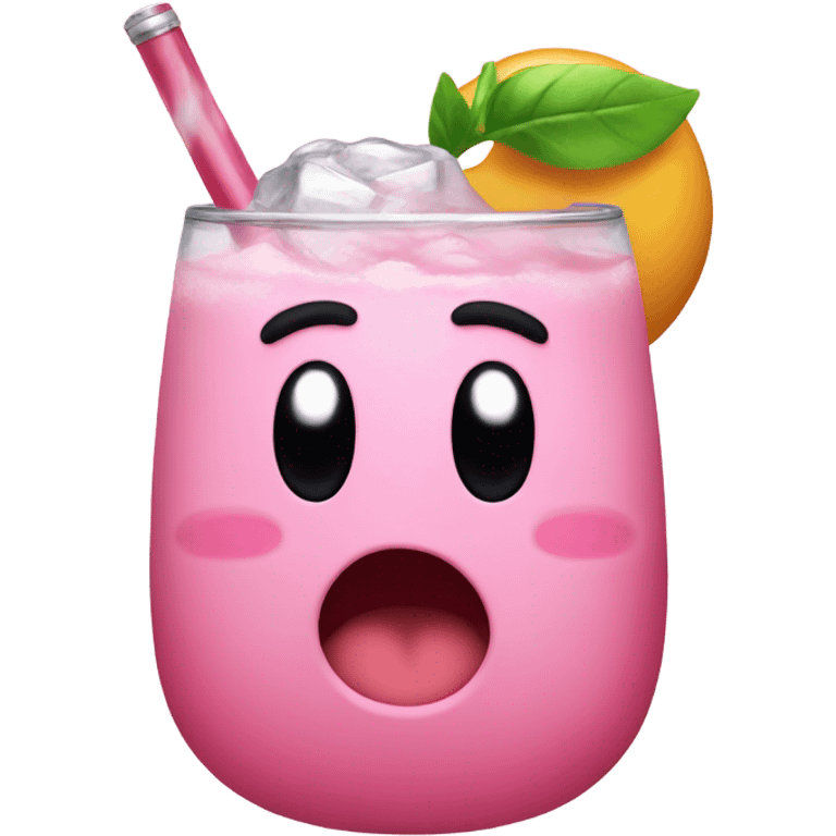 Kirby soda emoji