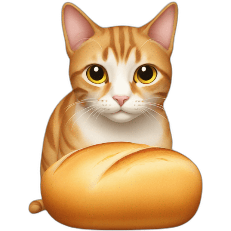 Cat in bread emoji