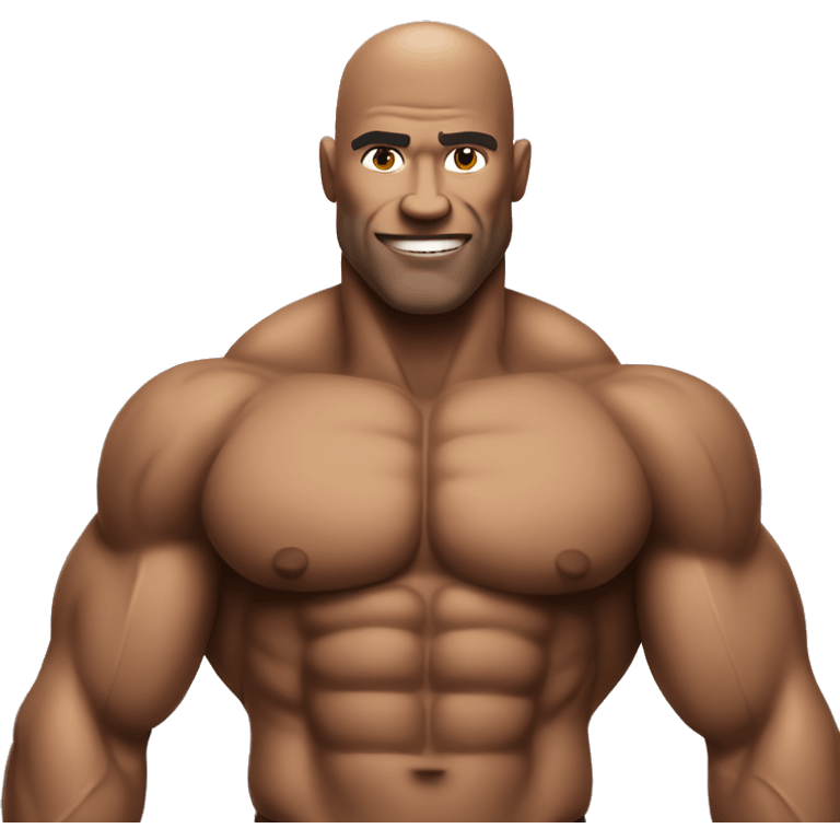 A muscle man emoji