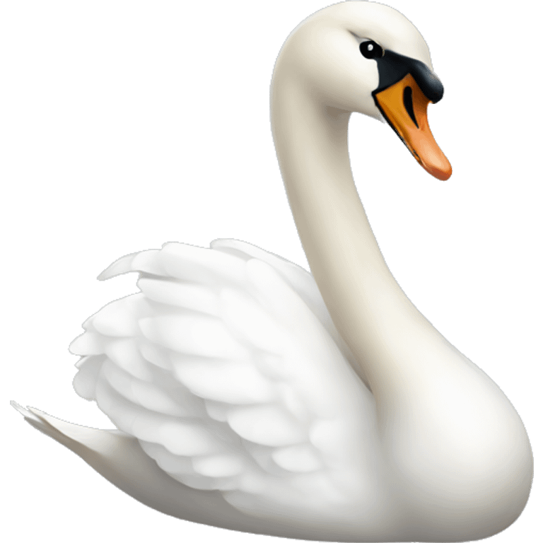 a white swan emoji