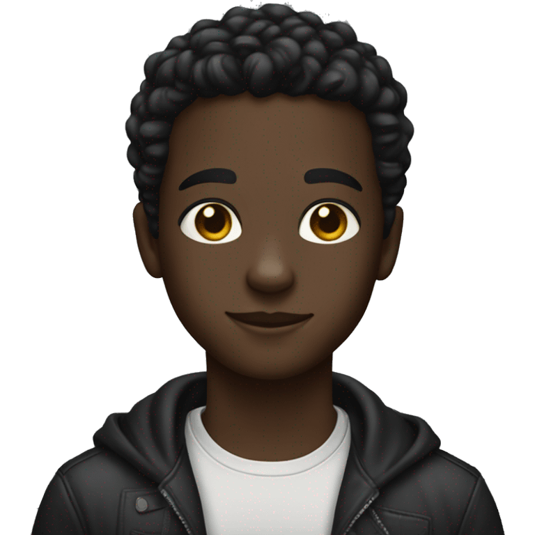 Young balck panther emoji