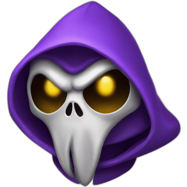 cloaked hacker purple imp head emoji