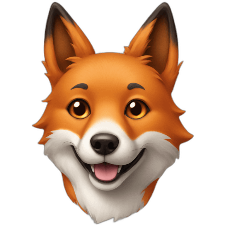 Fox and dog emoji