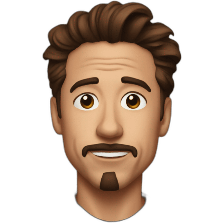 brown RDJ emoji