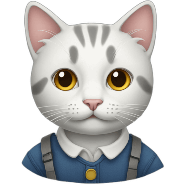 A cat stewart emoji