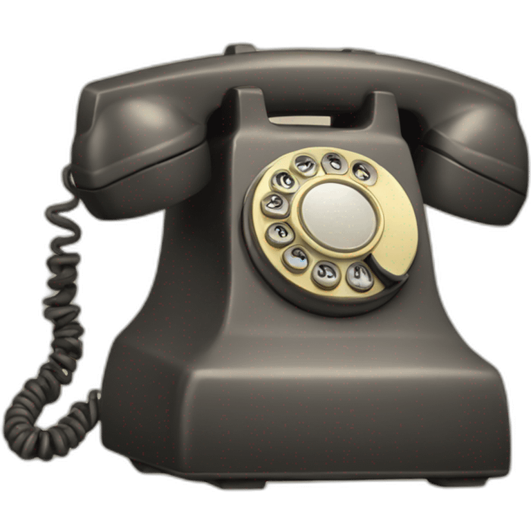 Old School telephone emoji