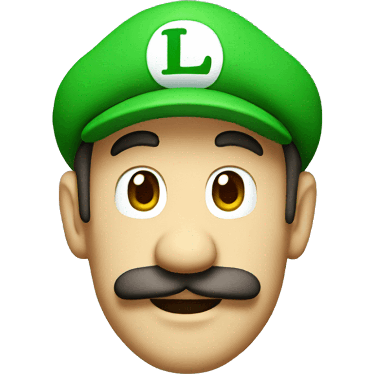 Luigi head  emoji