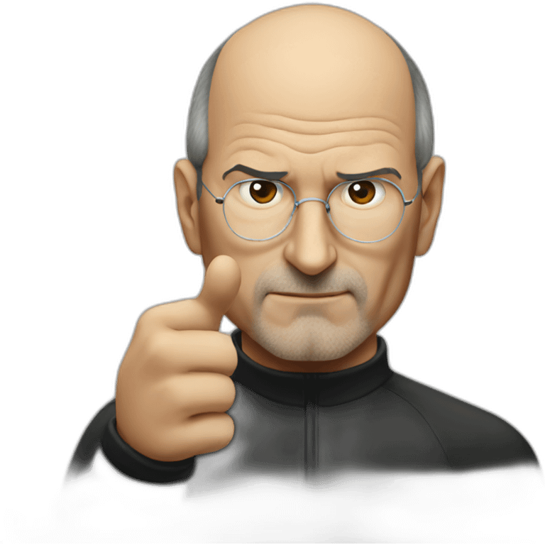 Steve Jobs thumb down emoji