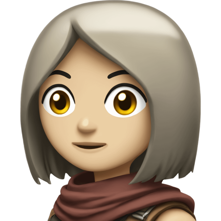 mikasa ackerman emoji