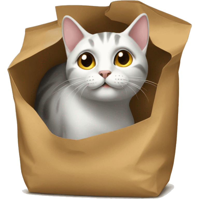 Cat out of the bag emoji