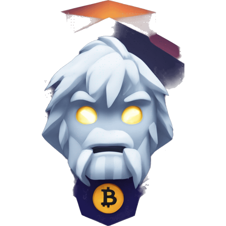 Crypto team logo night emoji